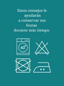 Ayuda para conservar los foutas durante mucho tiempo.
