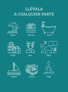 La Fouta se utiliza en todas partes, es indispensable.
